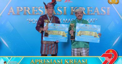 POLRESTA TANJUNGPINANG HARUMKAN NAMA POLDA KEPRI DI MALAM APRESIASI KREASI POLRI UNTUK MASYARAKAT