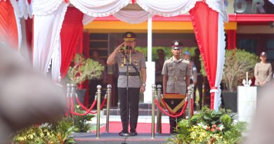 WAKAPOLDA KEPRI PIMPIN UPACARA PEMBUKAAN PENDIDIKAN BINTARA POLRI T.A. 2025 DI SPN TANJUNG BATU