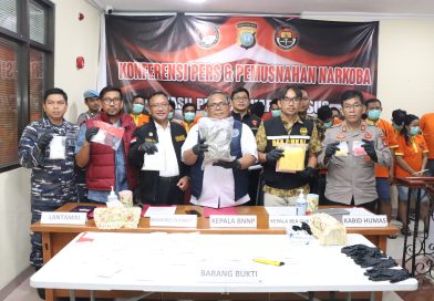 POLDA KEPRI UNGKAP PULUHAN KASUS NARKOTIKA DAN MUSNAHKAN BARANG BUKTI HASIL PENGUNGKAPAN JULI 2025