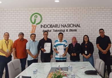 Pererat Kemitraan, PWI Batam Bersama Institut Teknolodi dan Bisnis Indobaru Nasional Batam Teken MoU