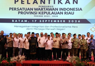 Bawa Spirit ‘DNA Pejuang’, PWI Kepri Resmi Dilantik Dan Siap Perkuat Sinergi Daerah
