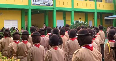 143 Siswa SMAN 5 Tanjungpinang Ikuti Perkemahan Penerimaan Tamu Ambalan