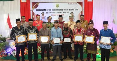 Pengurus RW Bukit Bestari Dikukuhkan, Lis Dorong Penguatan Data dan Pelayanan Warga